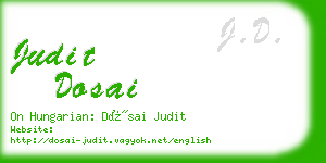 judit dosai business card